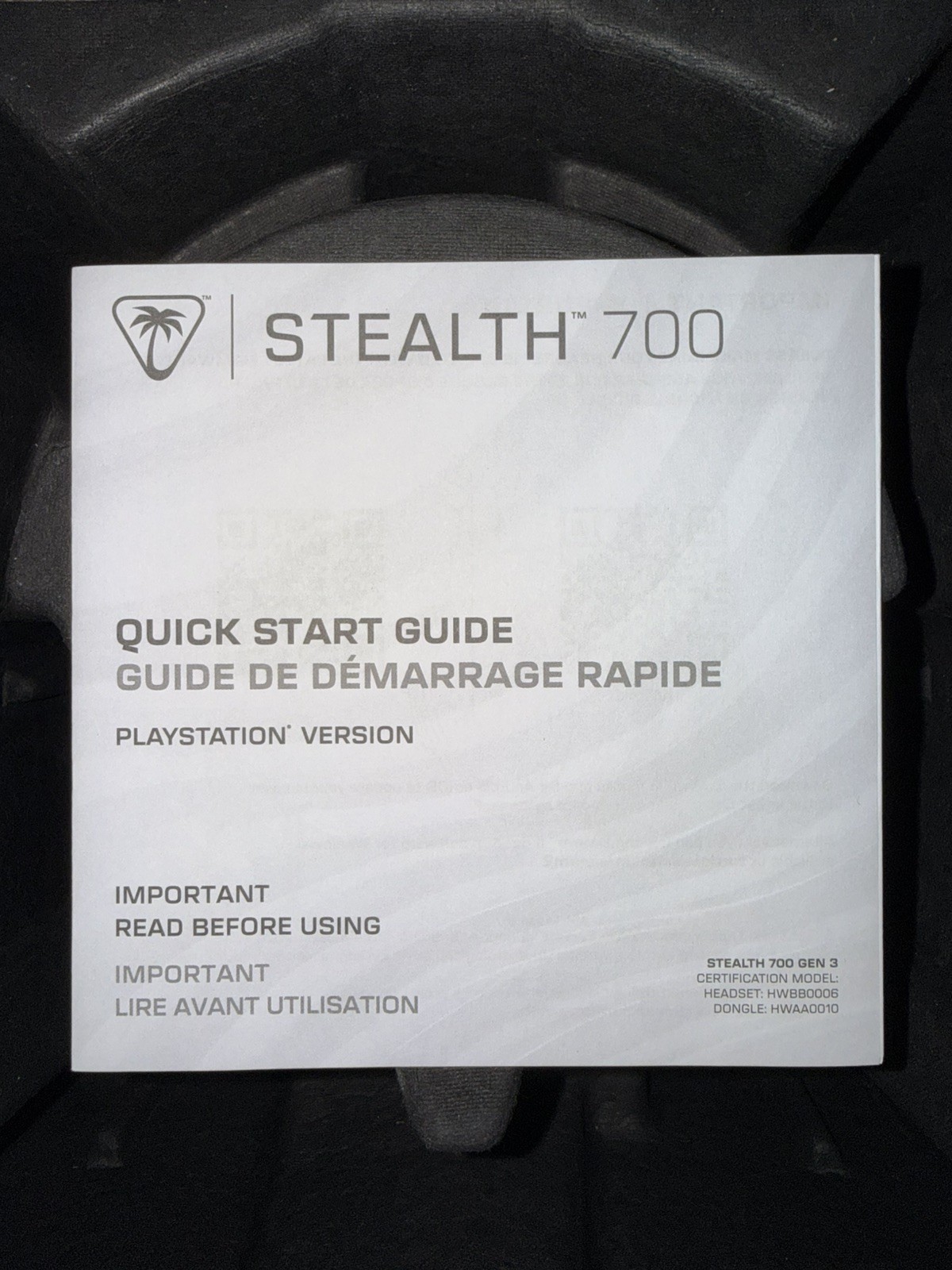 Turtle Beach Stealth 700 Gen3 Gaming Headset PlayStation Bluetooth A3