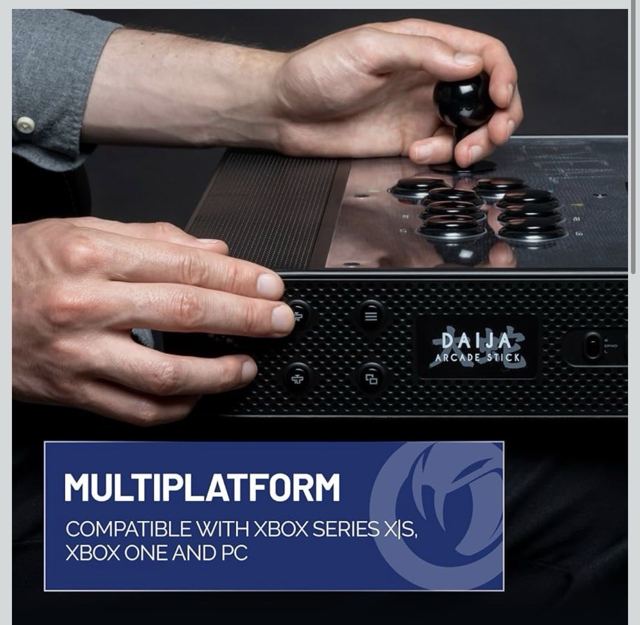 Nacon Daija Arcade Fight Stick Officially Licensed for Xbox/Windows PC