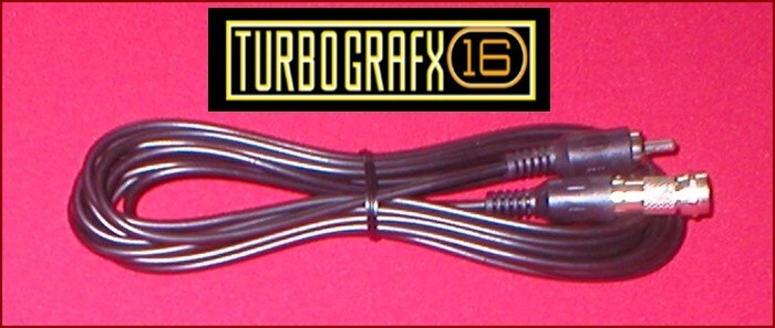 12Ft RCA Video Cable & RF Coax TV Adapter for NEC Turbo Grafx 16 TG-16 System