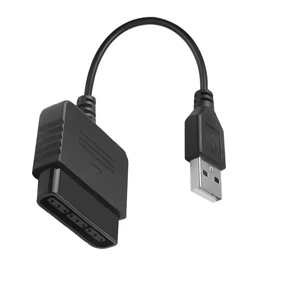 USB PS2 To PS3 Game Controller Adapter Converter Cable For PlayStation 2 3