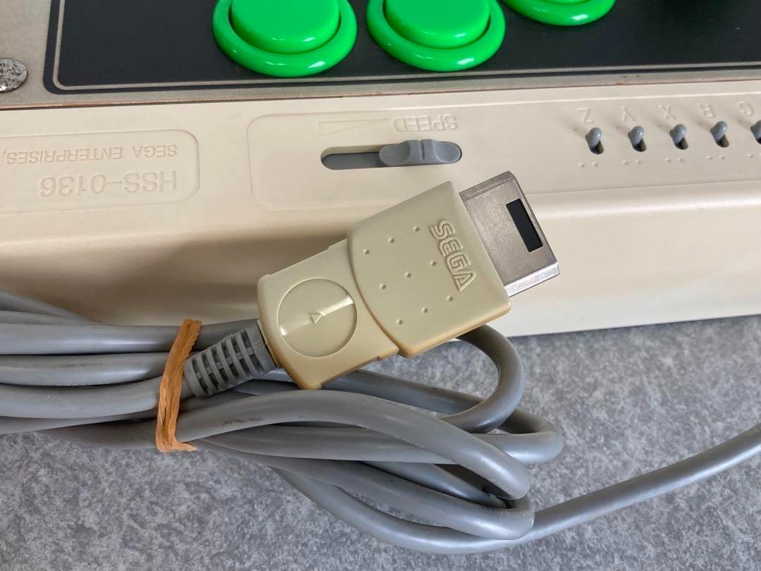 Sega Saturn Virtua Stick SS HSS-0136 Controller Tested working NTSC-J