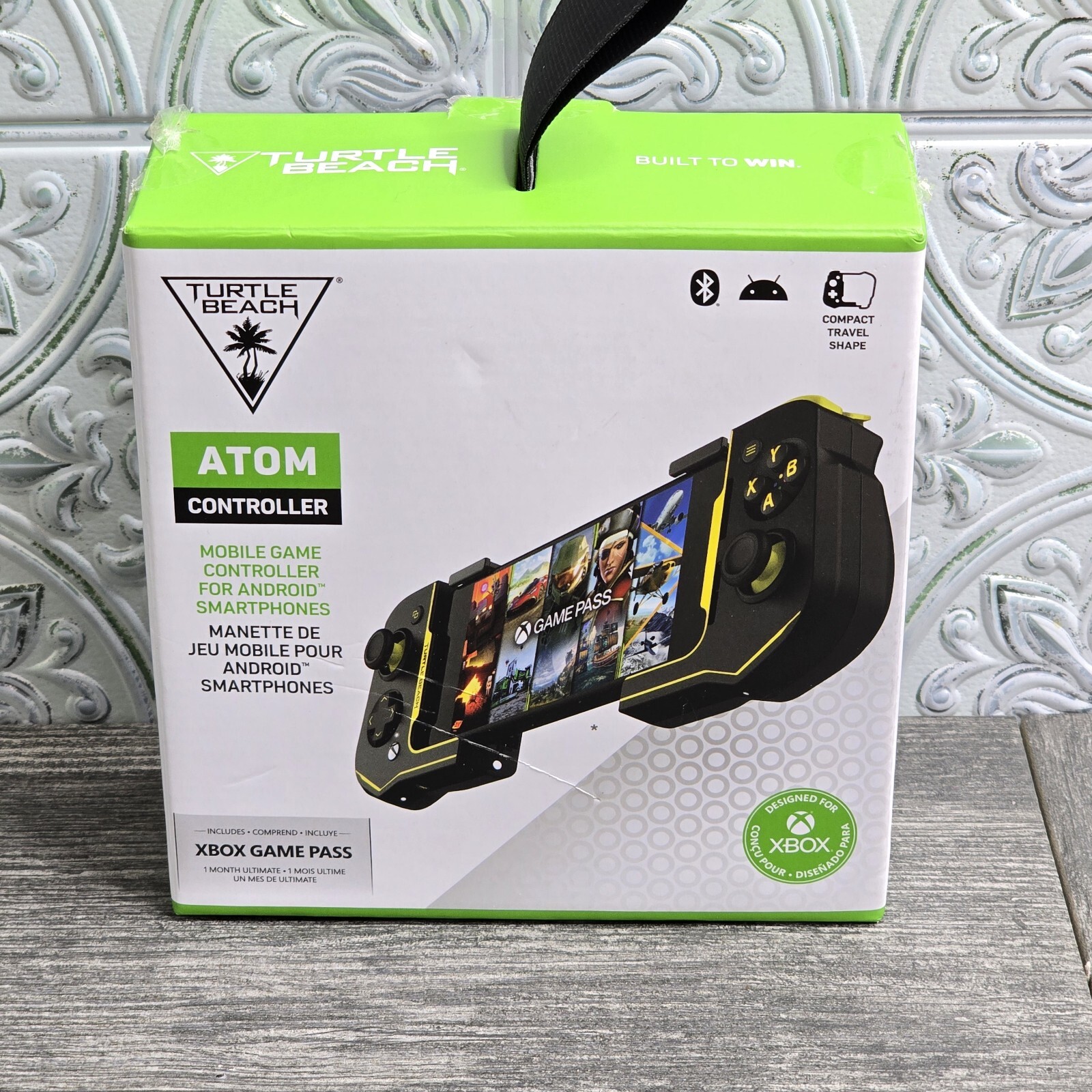 Turtle Beach Atom Game Controller for Android Phones – Black/Yellow [New ] Bla