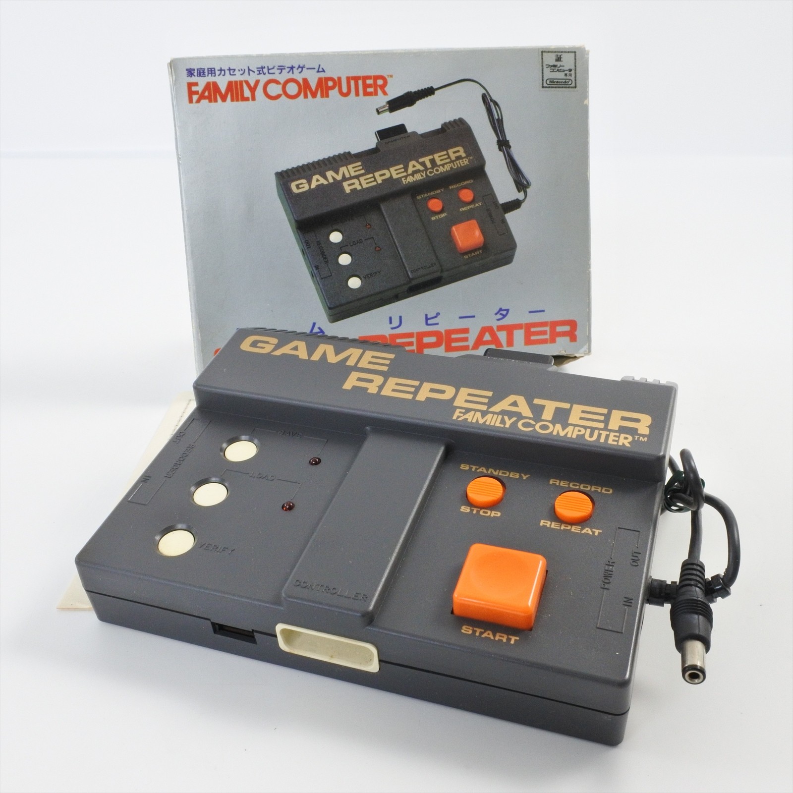 Famicom Family computer GAME REPEATER HORI Boxed Tested JAPAN Game 2802