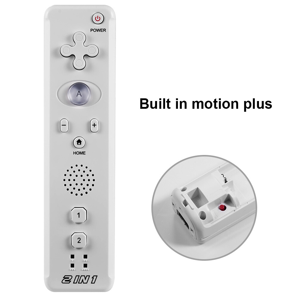 Remote Controller and Nunchuck Built in Motion Plus For Nintendo Wii/ Wii U