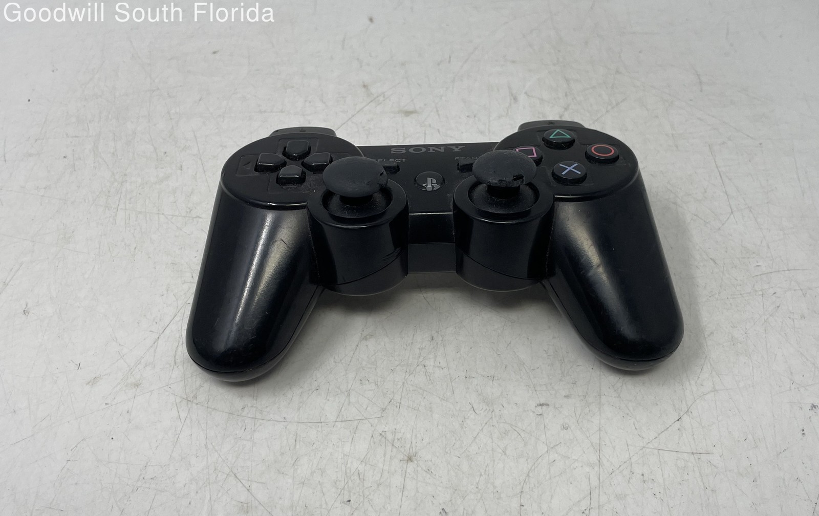 Sony PlayStation 3 CECHZC2U Black Wireless Video Gaming Controller Not Tested