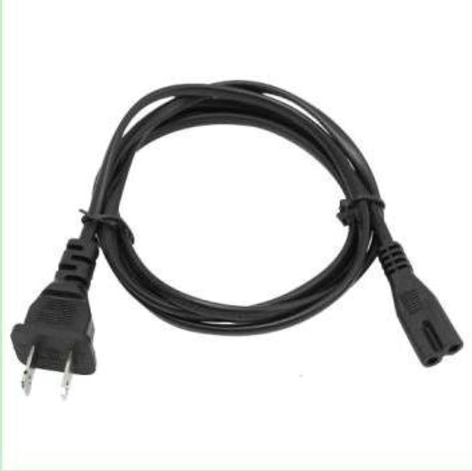 2 Prong To Standard Outlet Cord Power PlayStation PS1 PS2 PS3 PS4 Mint 5Z