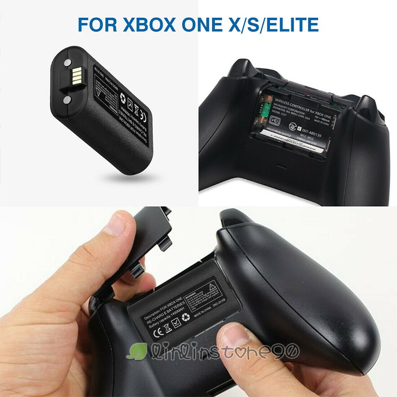 1/2xRechargeable Battery Pack For XBOX ONE Wireless Controller Play & Charge Kit