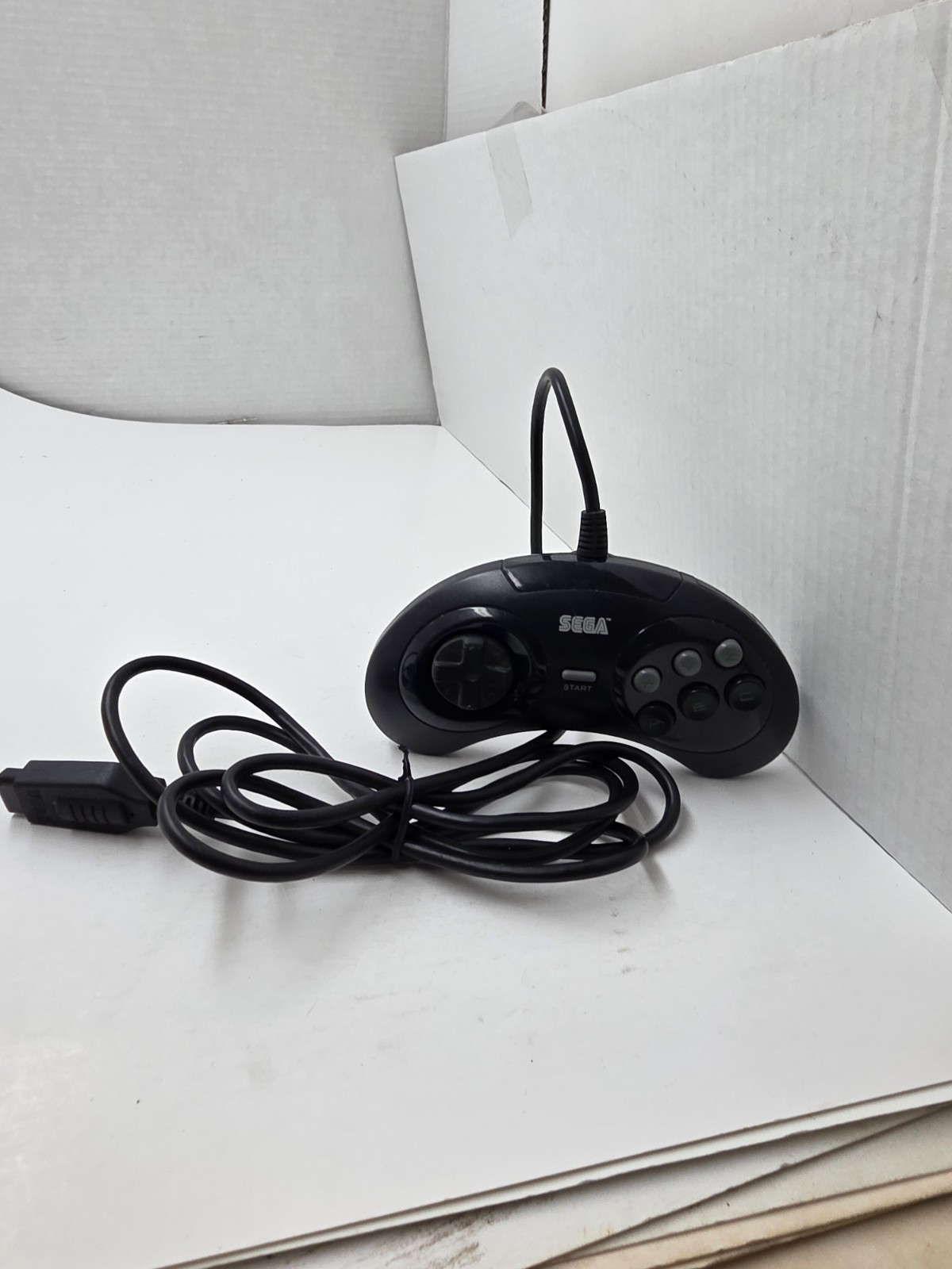 TESTED OEM Official SEGA Genesis 6 Button Controller Gamepad MK-1653 #P30