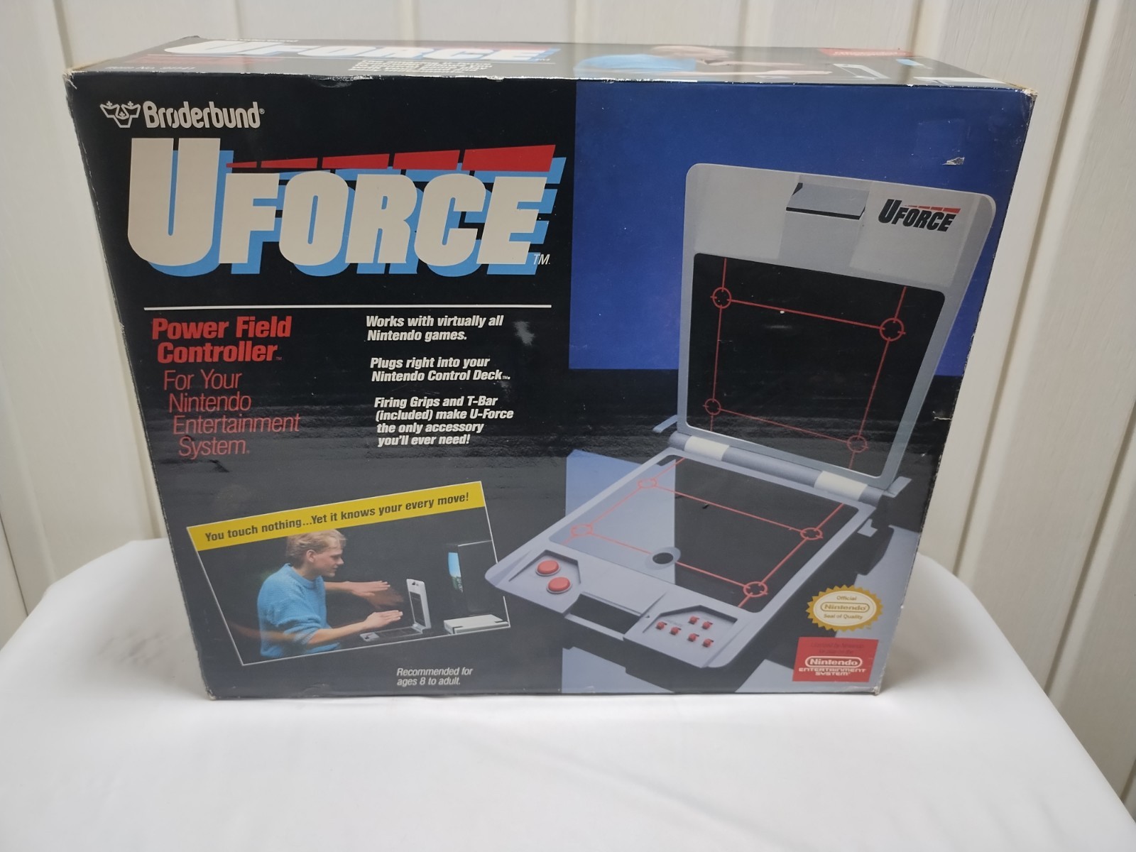NES Nintendo Entertainment System U-Force Power Field Controller With Box