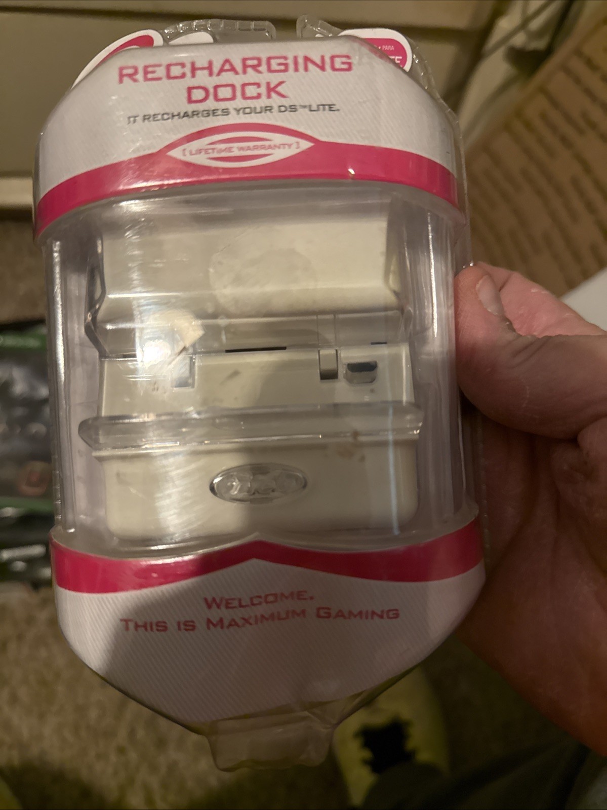 Intec Recharging Dock for Nintendo DS Lite Brand New Factory Sealed (White)