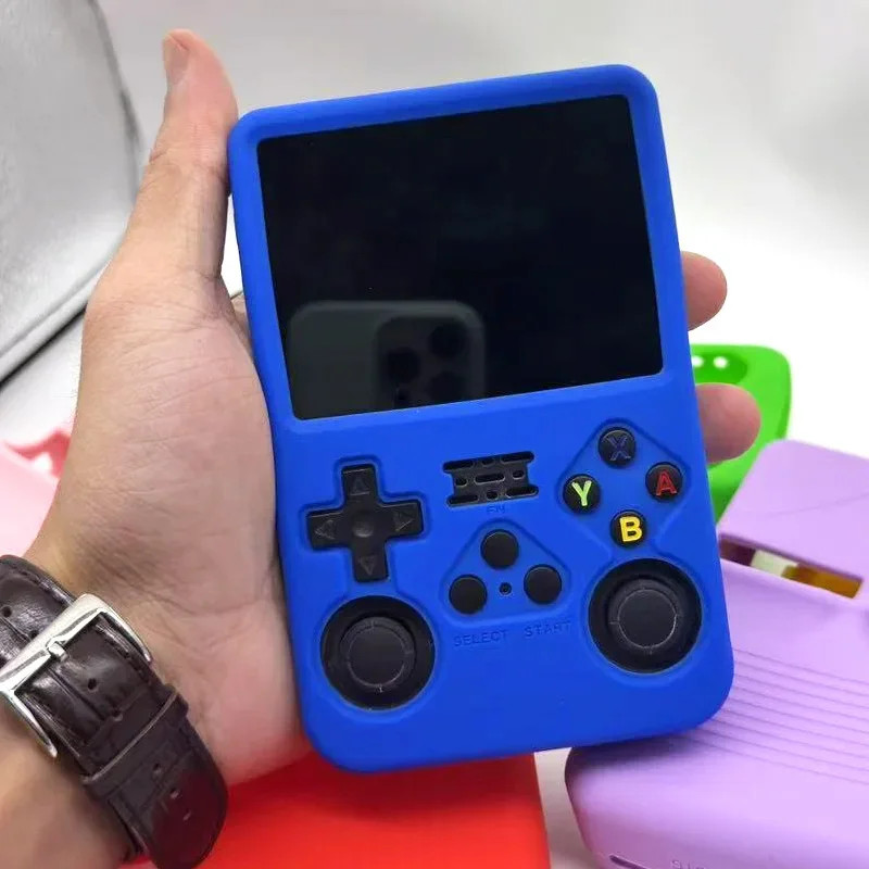 Color Silicone Protective Case for R36S Handheld Game Console Anti-Scratch Soft