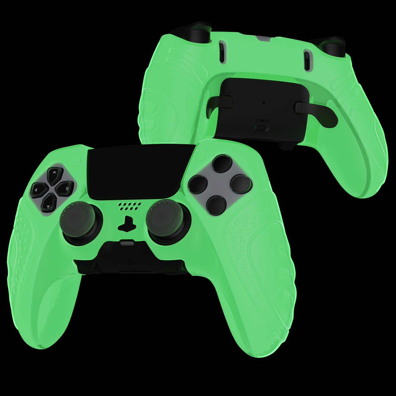 Silicone Cover Case for ps5 Edge Controller,with Thumb Grip Caps