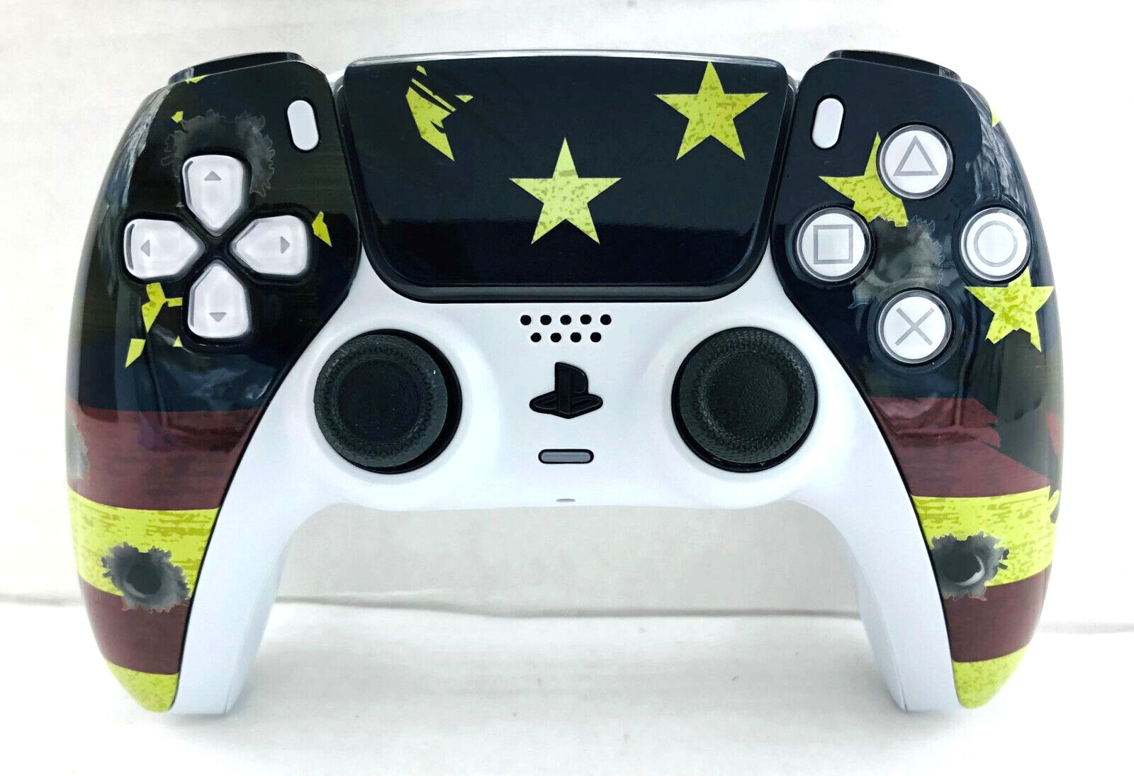 Custom Design Sony DualSense Wireless Controller PlayStation PS5 – USA Flag