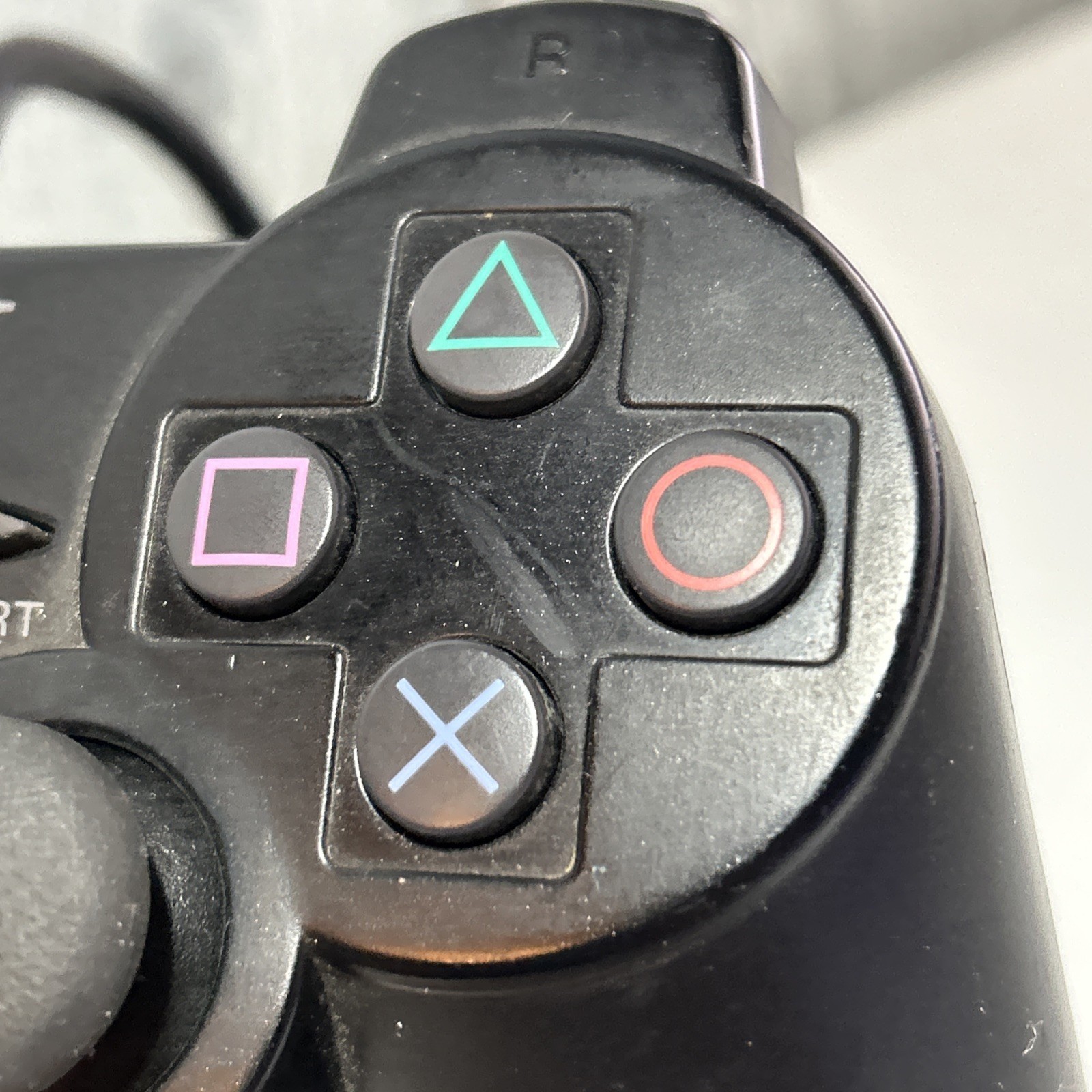 SONY PlayStation 2 PS2 DualShock 2 Black Controller OEM #SCPH-10010 *UNTESTED