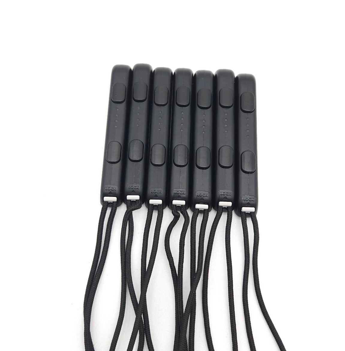 Lot of 7 Genuine OEM Nintendo Switch Joy- Con Wrist Straps Black Part HAC-014
