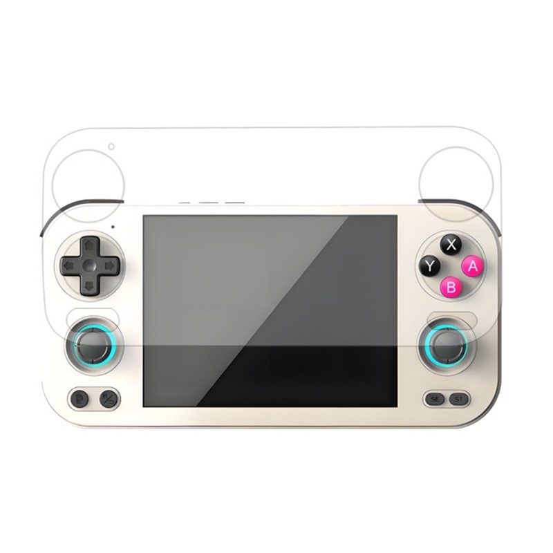 Impact Resistant Tempered Glass Screen Cover For RG476H Game Console None Bubble