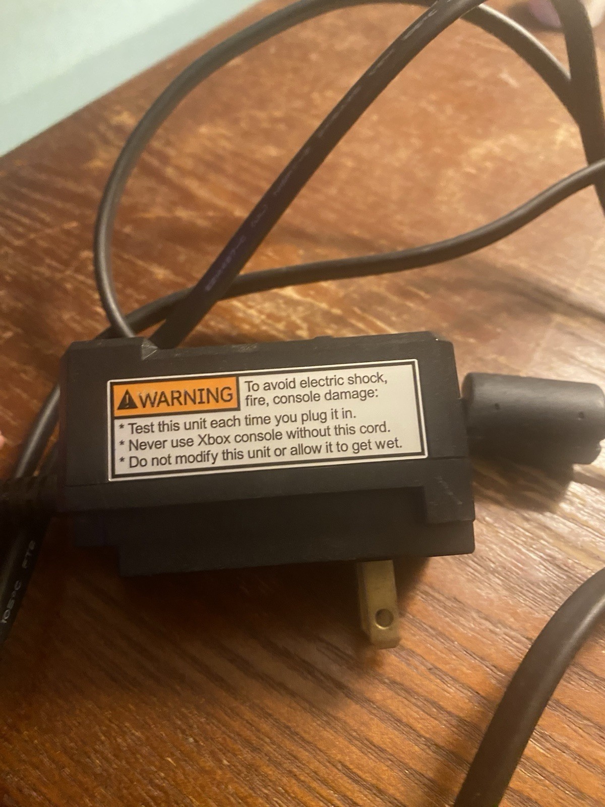 Original Microsoft OEM Xbox Power Surge Supply AC Adapter Cable