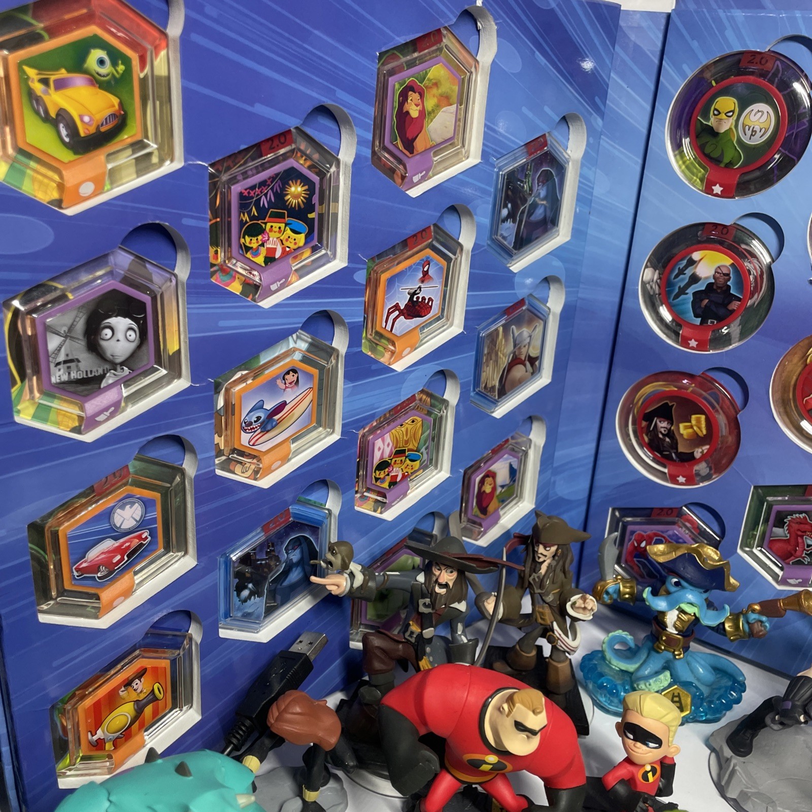 Skylanders + Disney infinity mixed Collection Over 50 Characters And Pieces!