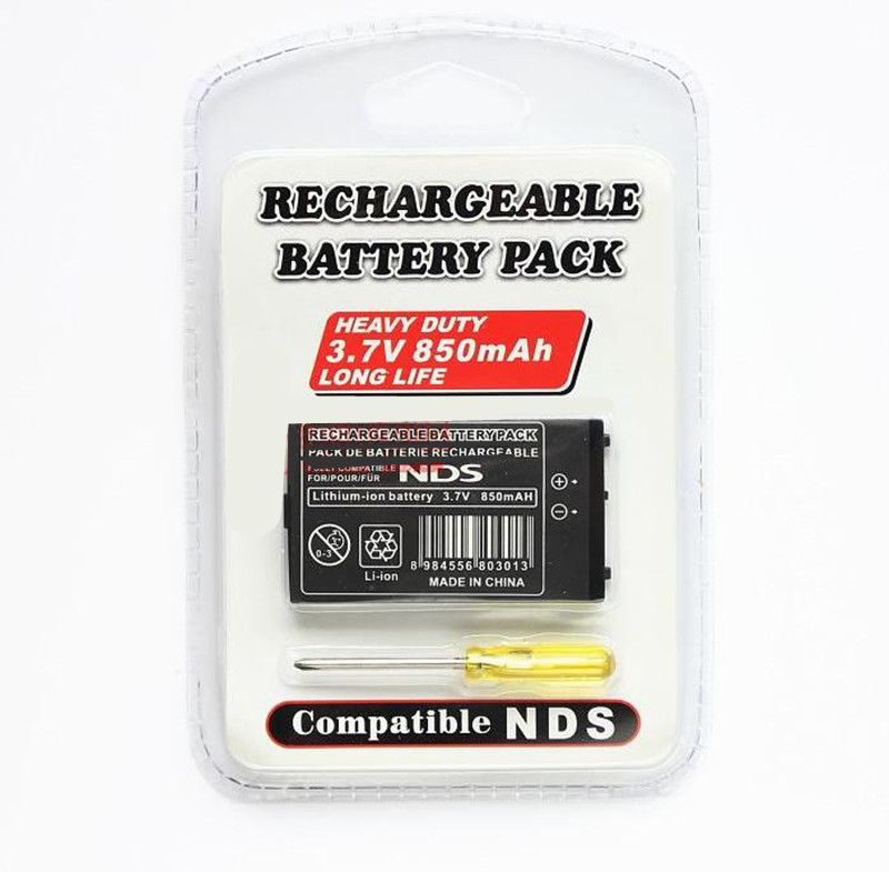 Battery for Nintendo DS Original NDS 3.7V 850mAH Battery with Screwdriver Tool