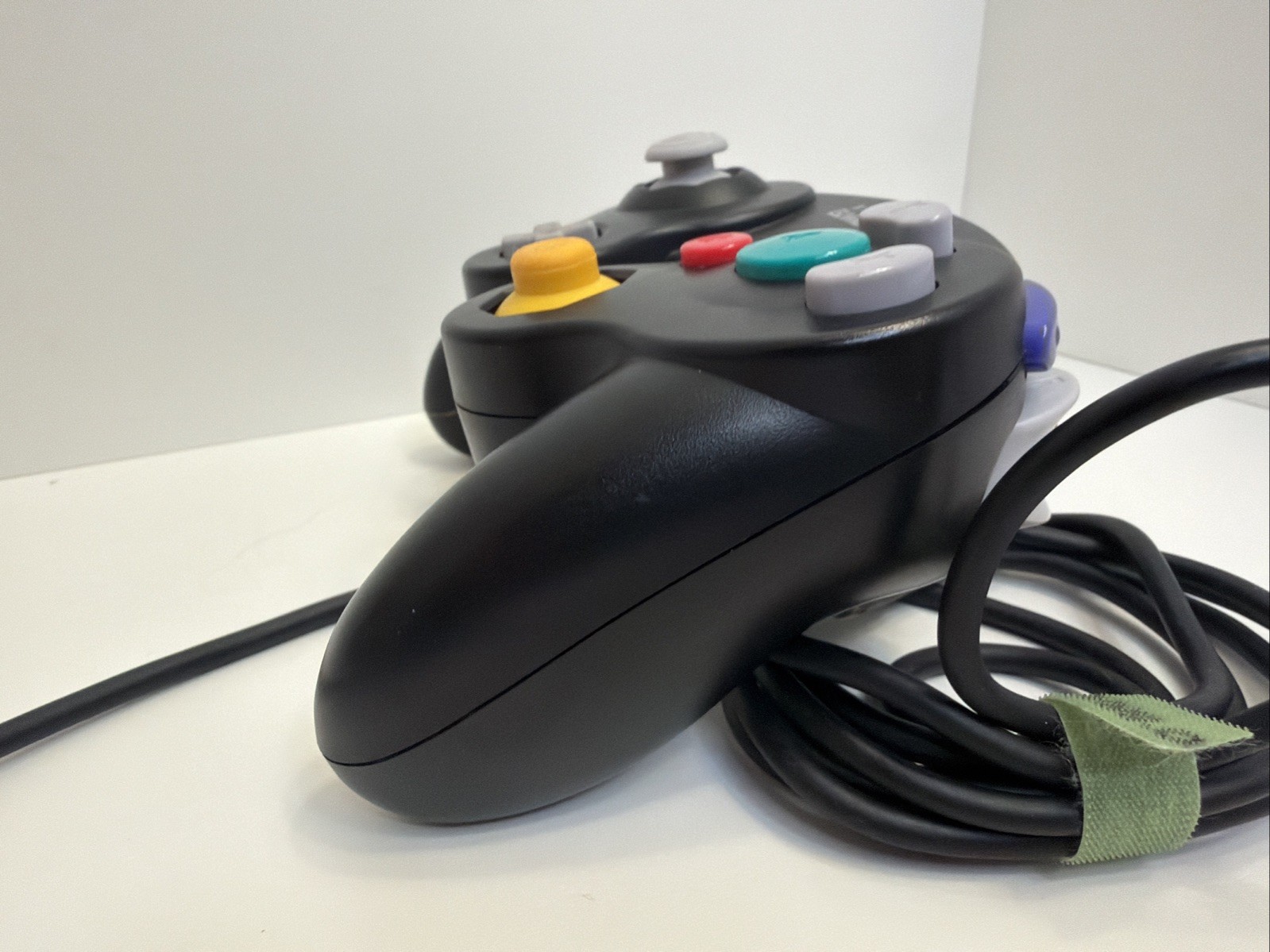 Official Nintendo Gamecube Controller Black DOL-003 Authentic OEM Tested
