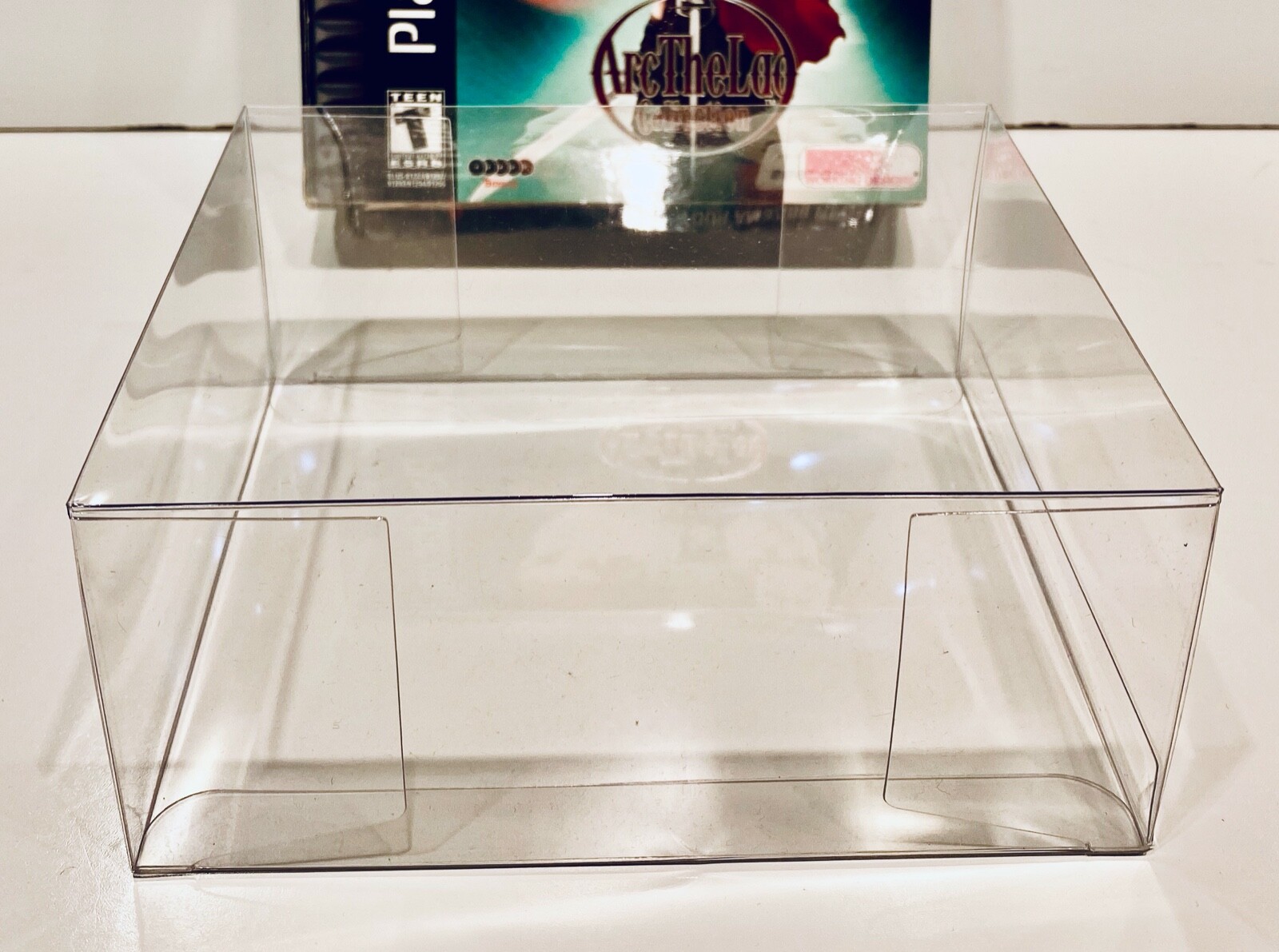 1 Box Protector For ARC THE LAD COLLECTION Playstation Clear Custom Display Case