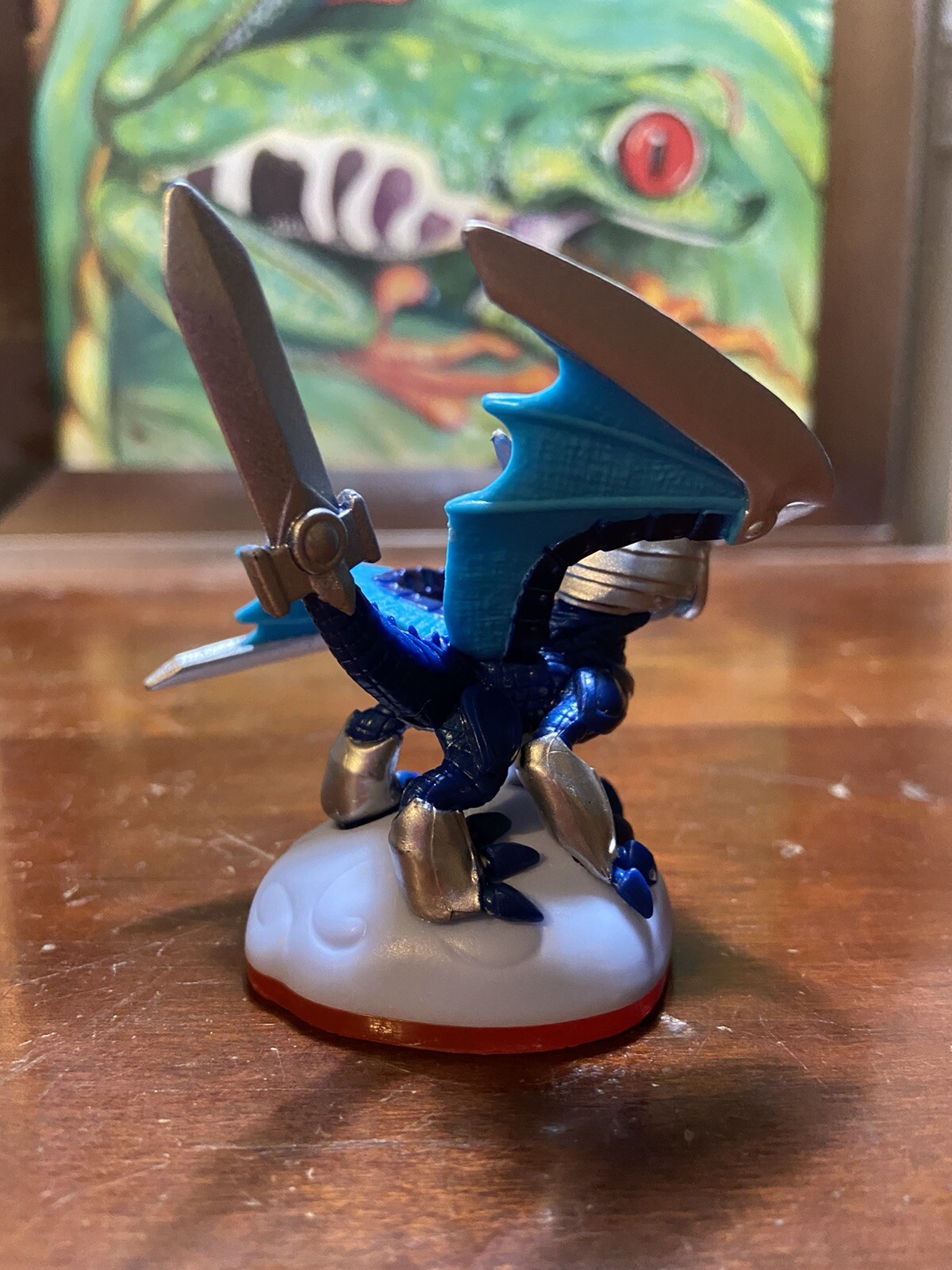 🐸 BLADES – Skylanders Trap Team Figure – Air Element – Red