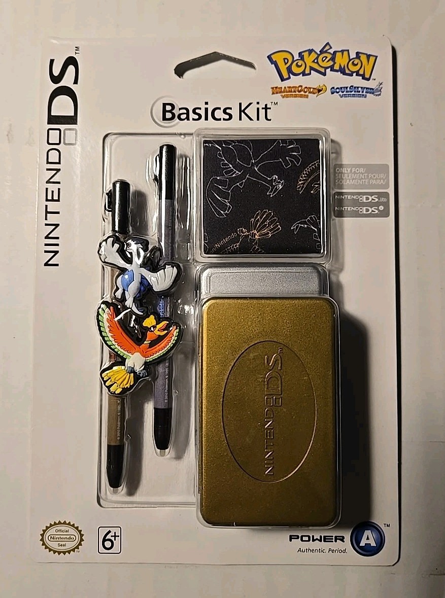 Nintendo DS Pokémon Game Basics Kit (2010) Heartgold – Soulsilver Kit – Power A