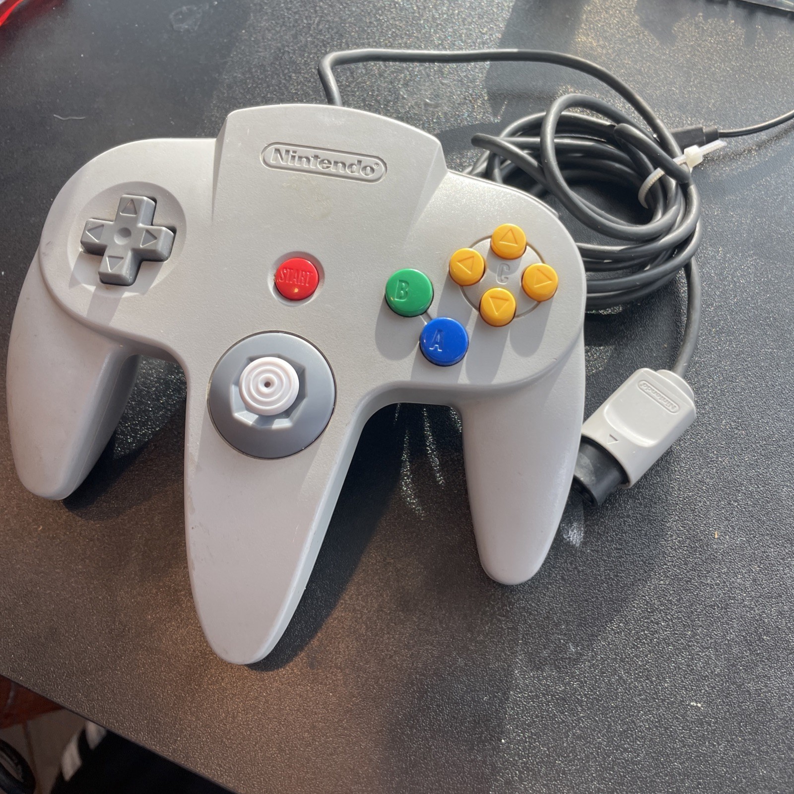 Nintendo 64 N64 Controller OEM Grey Hall Effect Analog Stick No drift NUS-005