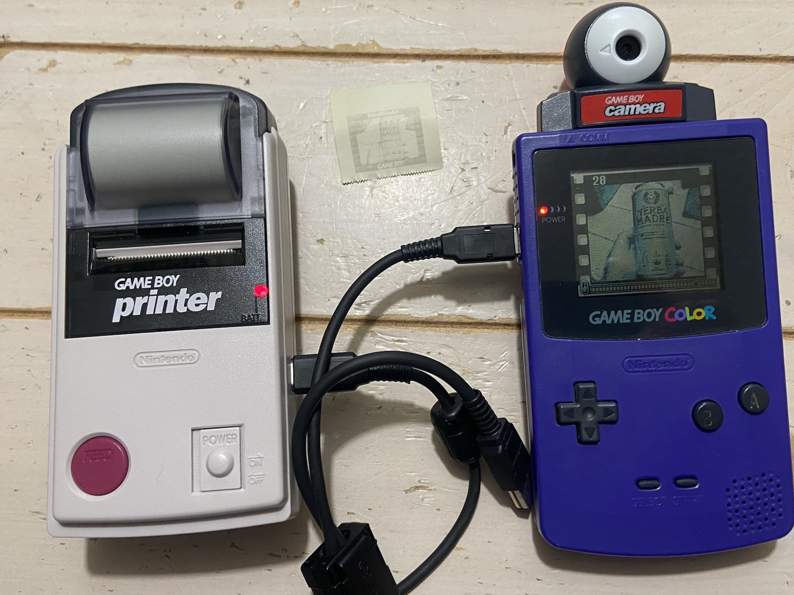 Nintendo Gameboy Printer and Camera w/ Manuals & Extra Paper. Tested-Works!