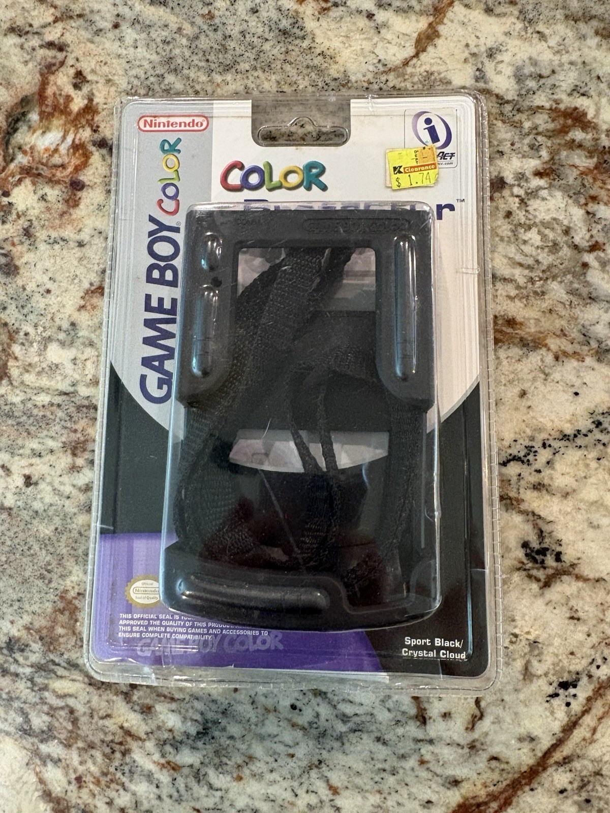 2000s Protector Case for Nintendo Game Boy Color (GBC) NEW SEALED Sport Black