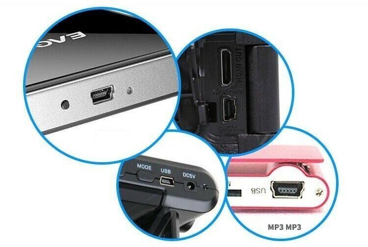 5 Pin Mini USB Cable Data Sync Charging Cord for PS3 Camera, Nuvi, GPS, PS3, MP3