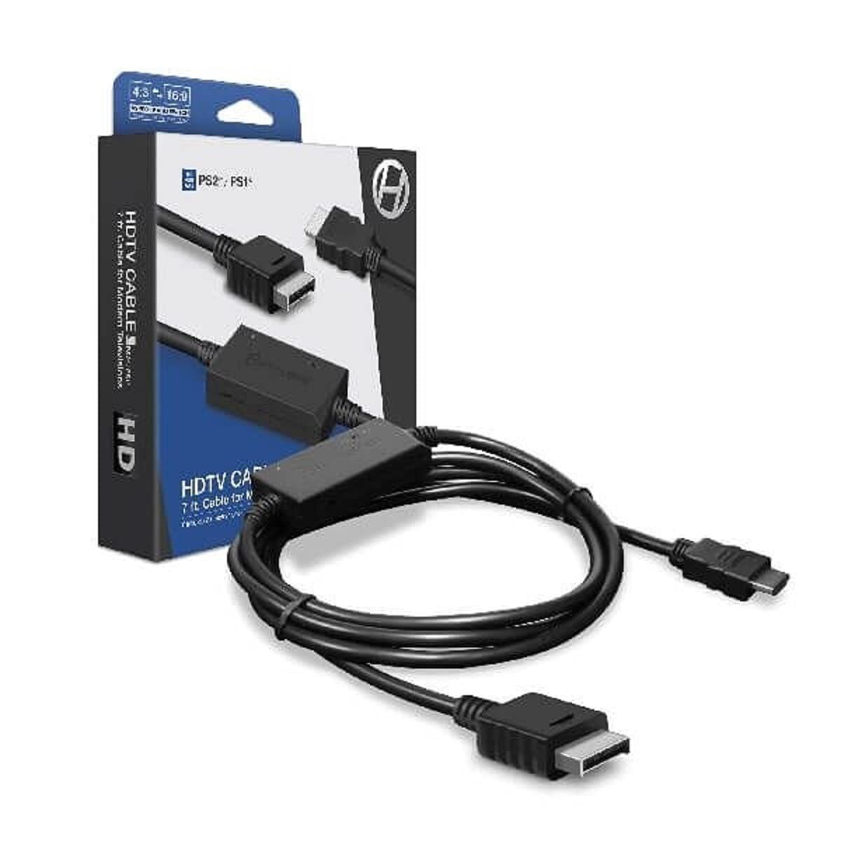 Connect PS2 & PS1 to HDTV – 7ft High-Quality Cable with Micro USB Included
