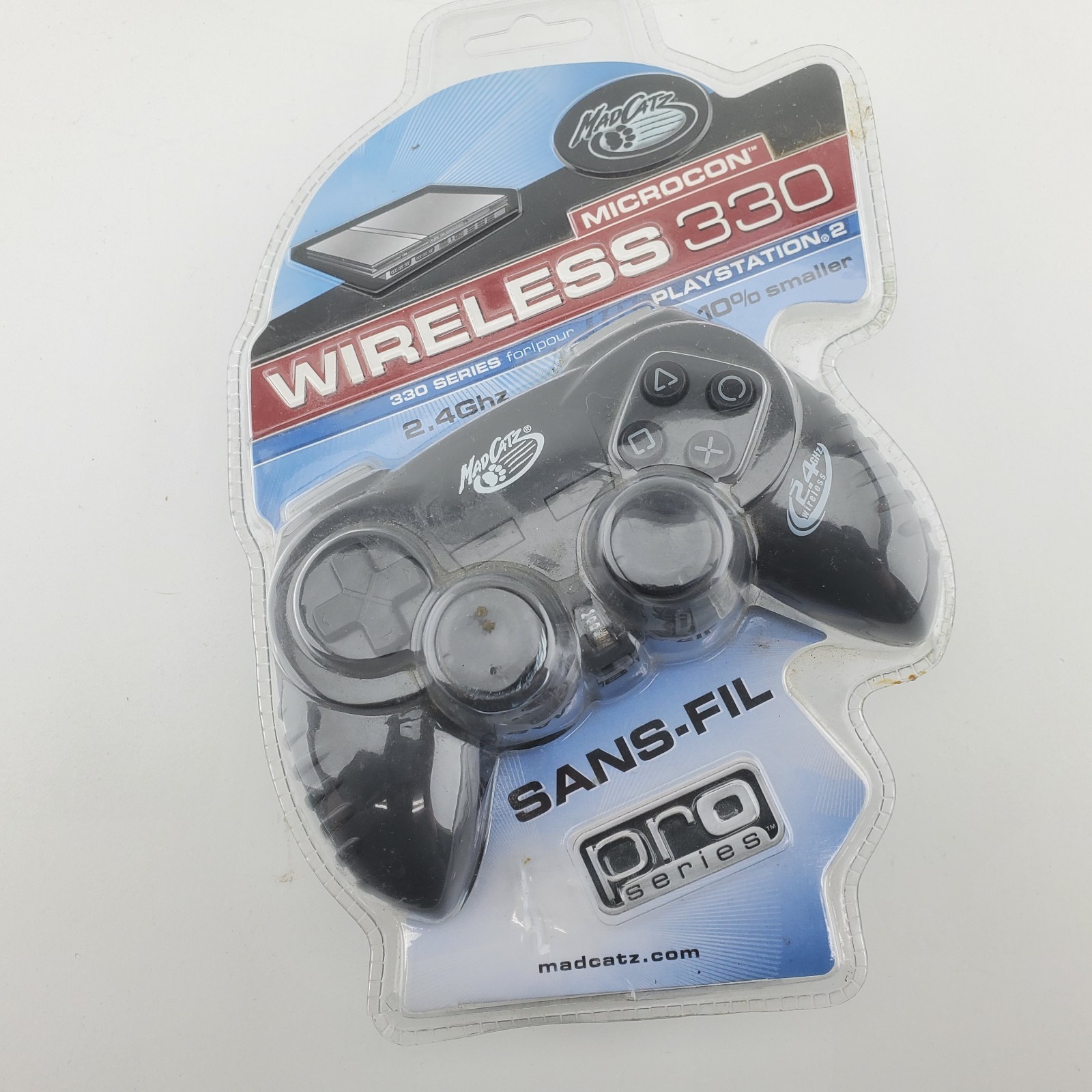 Mad Catz Microcon Wireless 330 Controller for PlayStation 2 New