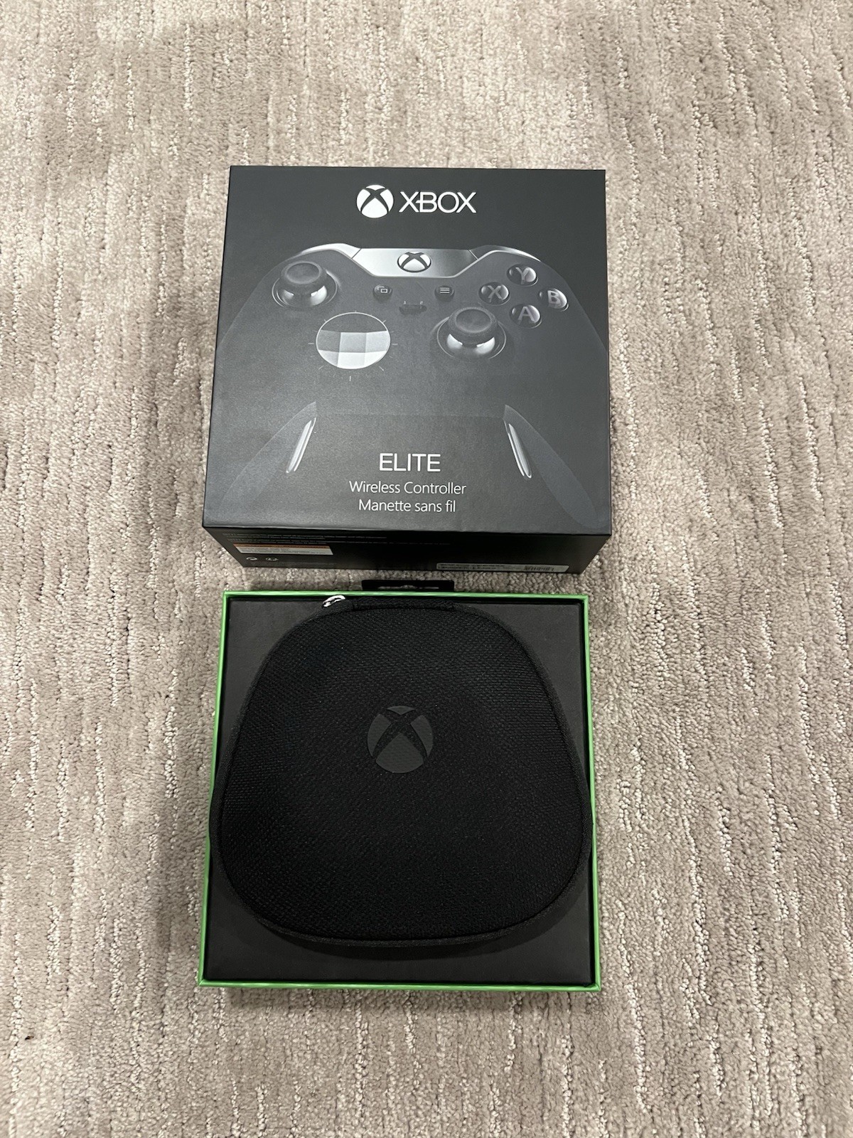 Microsoft Xbox Elite Wireless Controller Black/Silver w/ Case PC/Xbox One