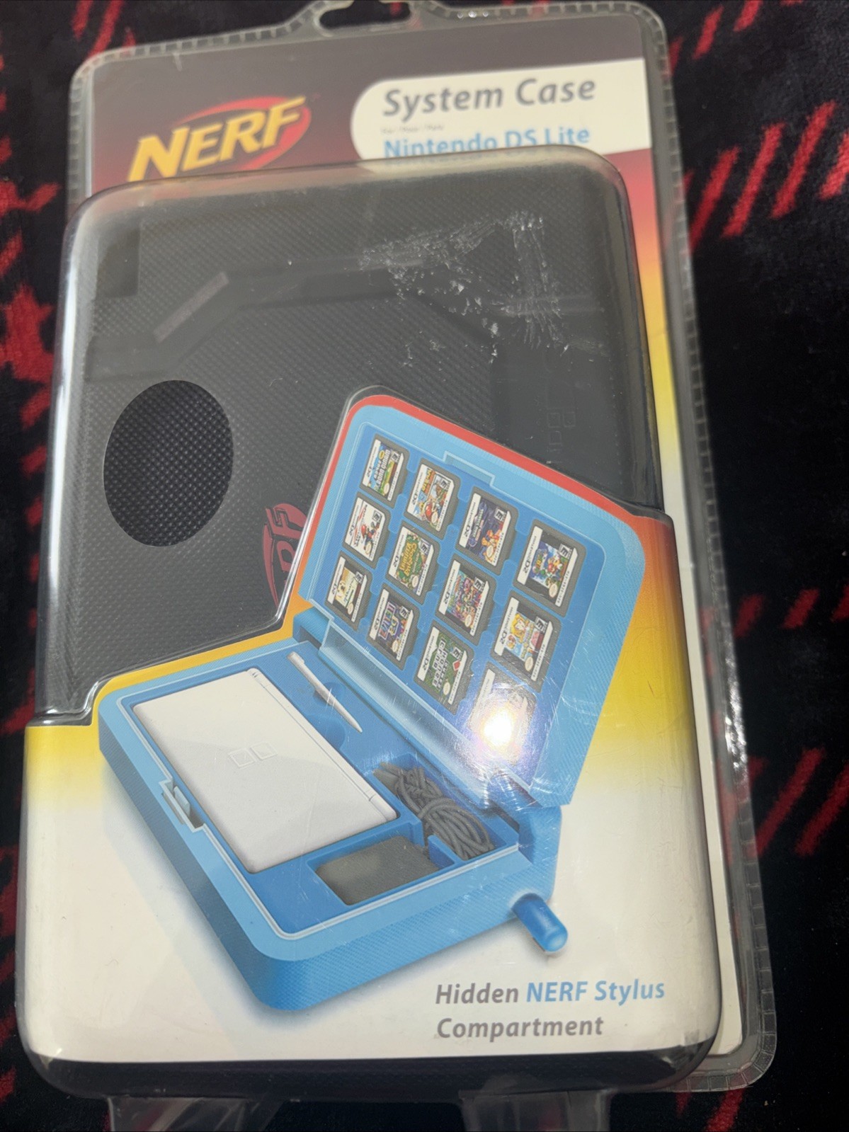 2008 NINTENDO DS LITE Nerf video game System Case Brand NEW- Black