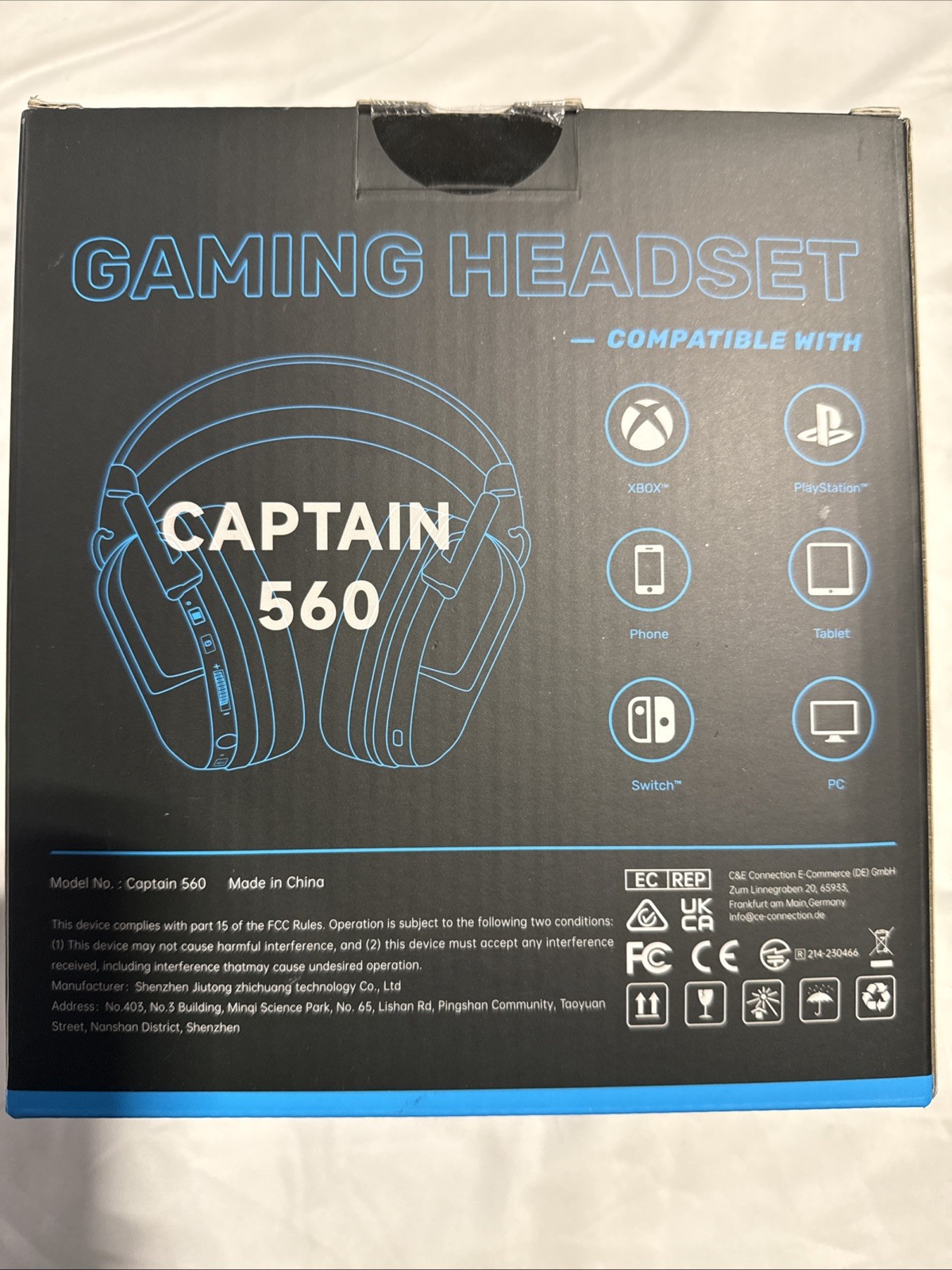 Gaming Headset Captain Pro 560 (PC, PLAYSTATION 5, XBOX, NINTENDO)