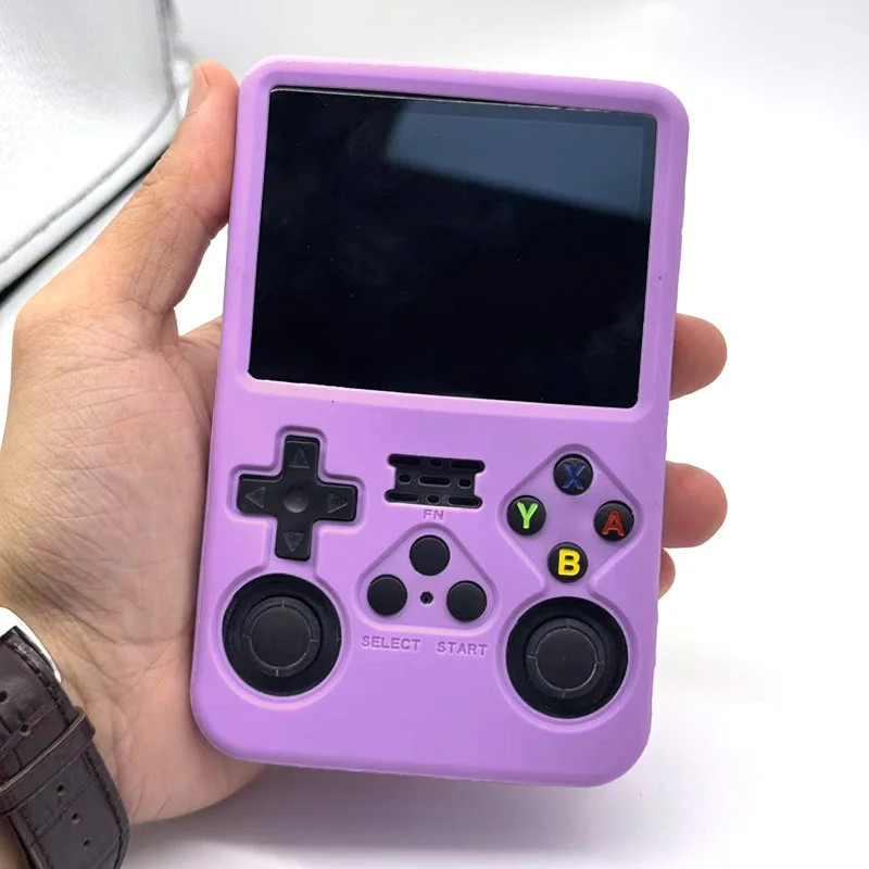 Color Silicone Protective Case for R36S Handheld Game Console Anti-Scratch Soft