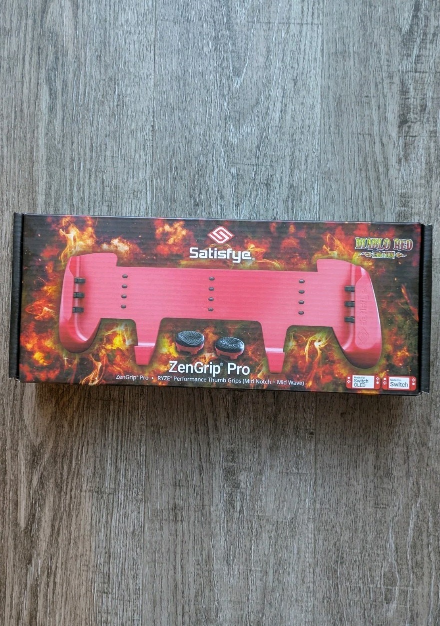 Satisfye Zen Grip Pro Diablo Red Nintendo Switch Limited Edition