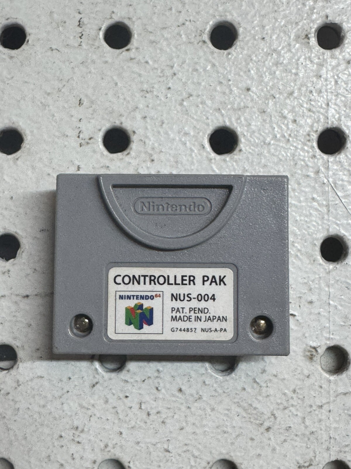 N64 Controller Pak Nintendo 64 Memory Card 256KB OEM