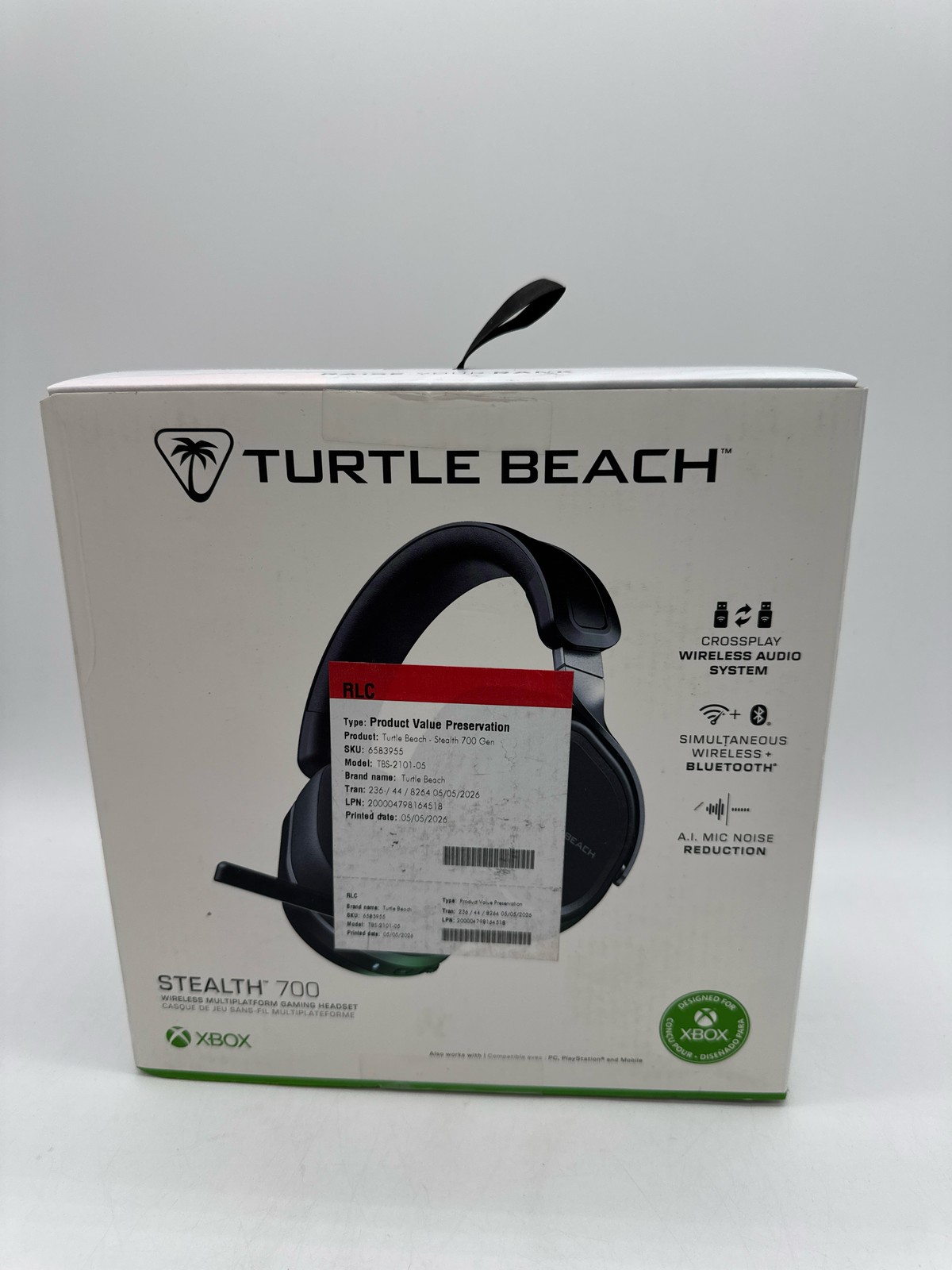 Turtle Beach Stealth 700 Gen 3 Wireless Gaming Headset Xbox PS5 PC Black (3)