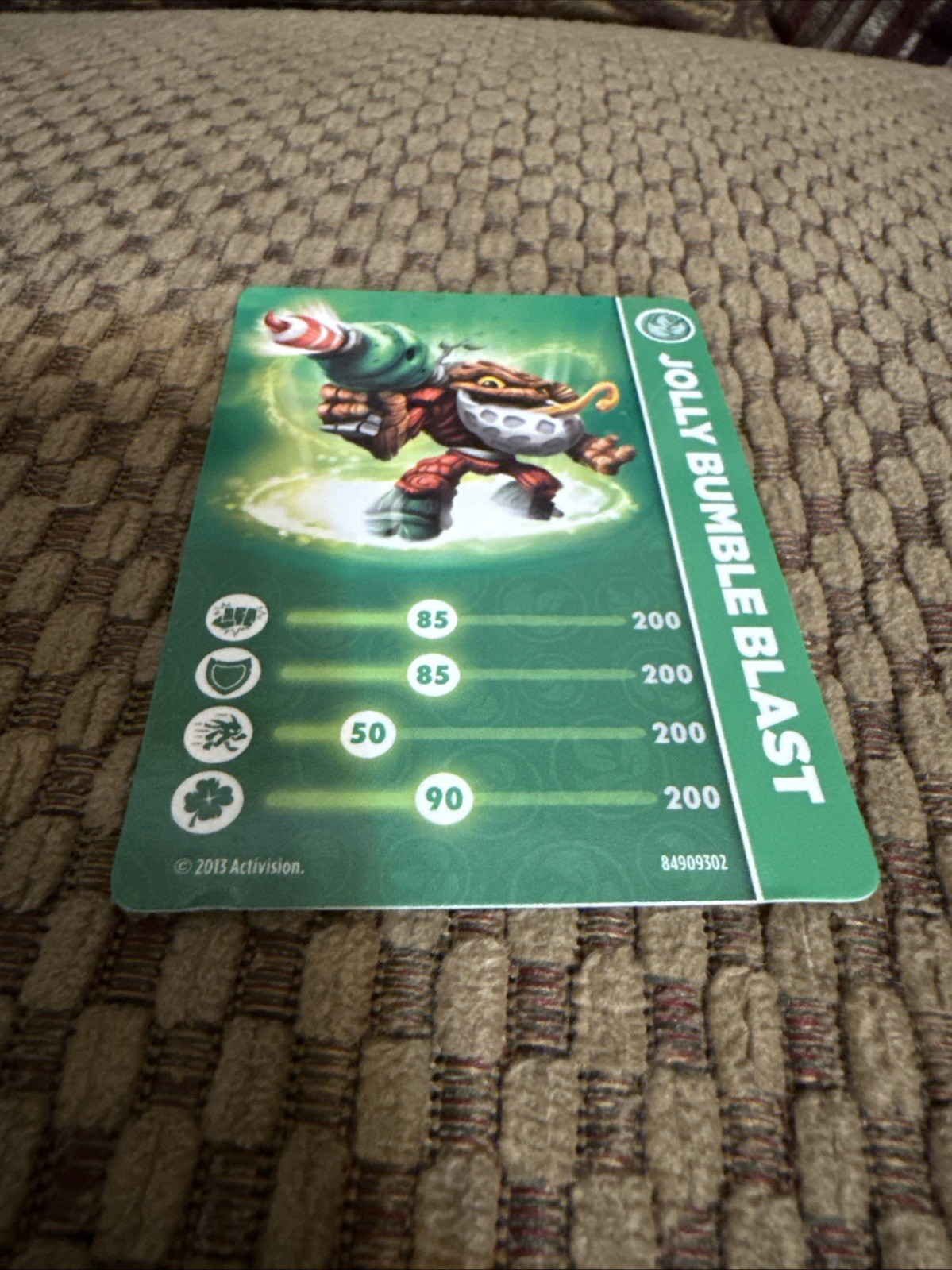 Skylanders Bumble Blast and Jolly Bumble Blast Figures With Stickers And Cards