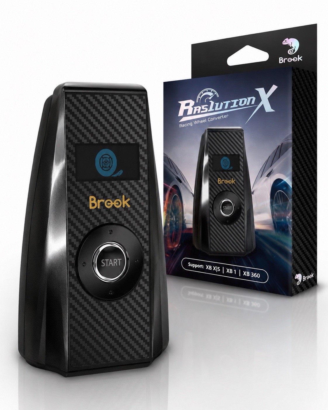 Brook Ras1ution X Racing Wheel Converter for Racing Games on Xbox Series X/S