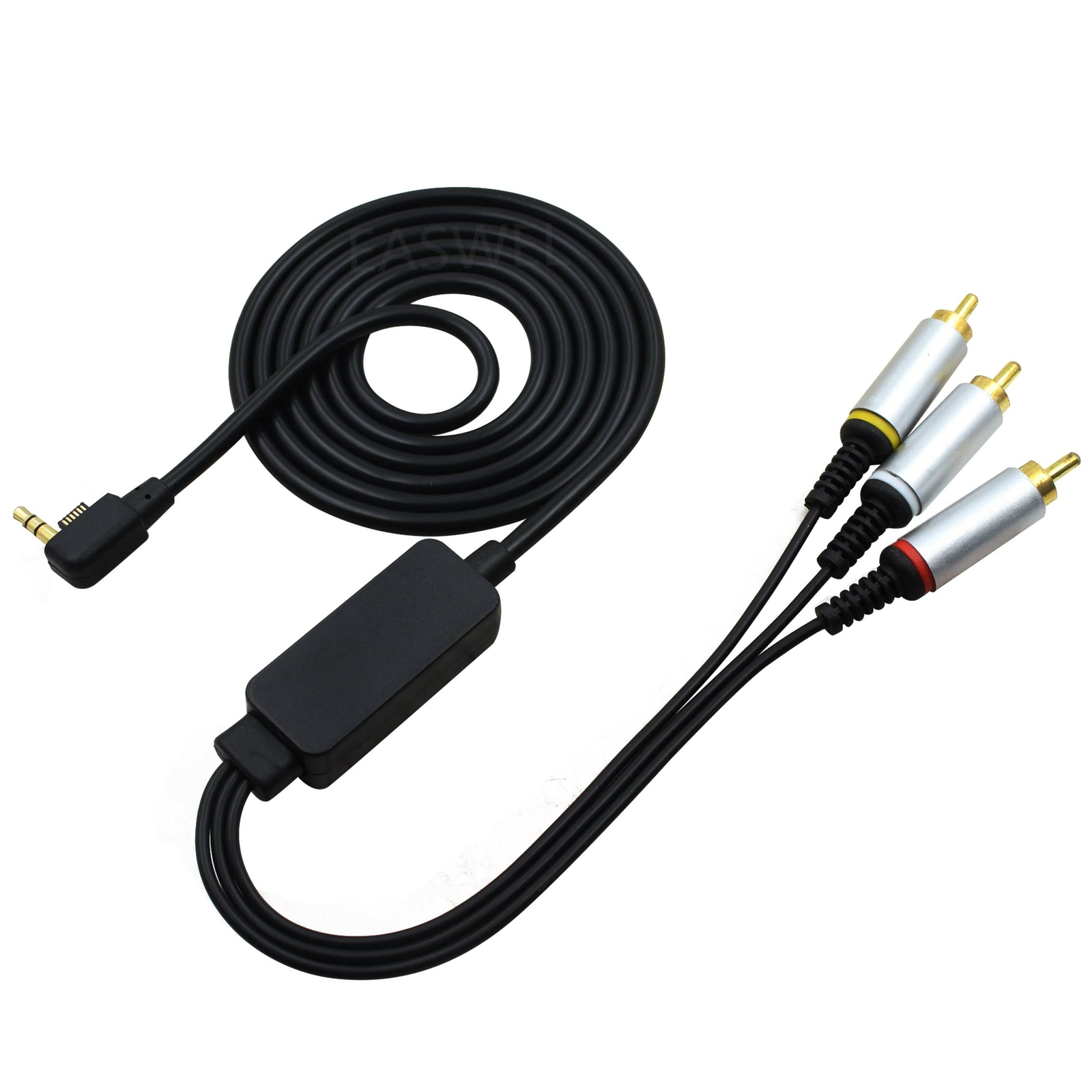 For PSP 2000 3000 Tranfer Slim to TV 3 RCA Cable Cord AV Cable Audio Cables