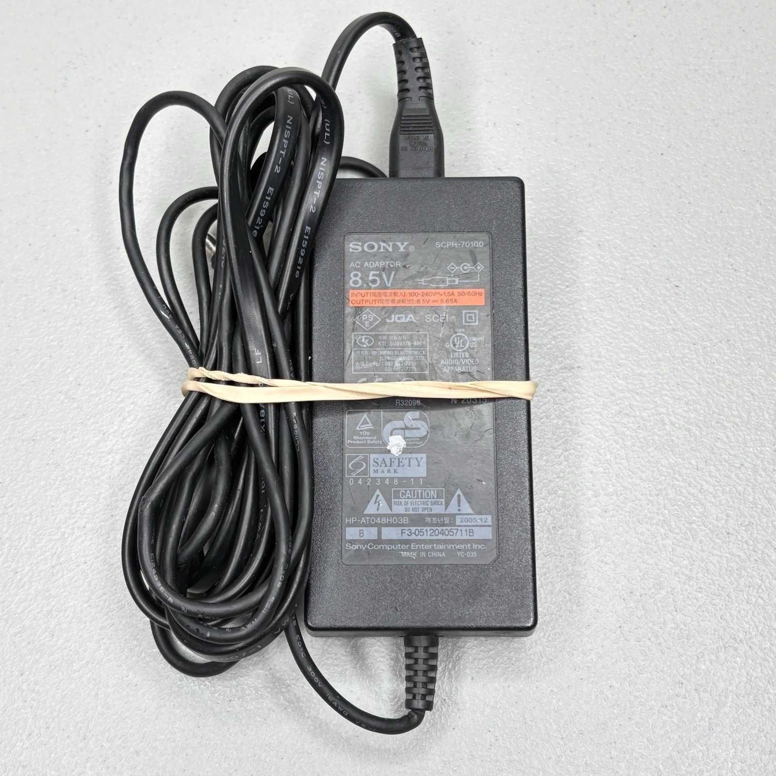 OEM Genuine Sony Playstation 2 PS2 Slim AC Adapter Power Supply 8.5v Original