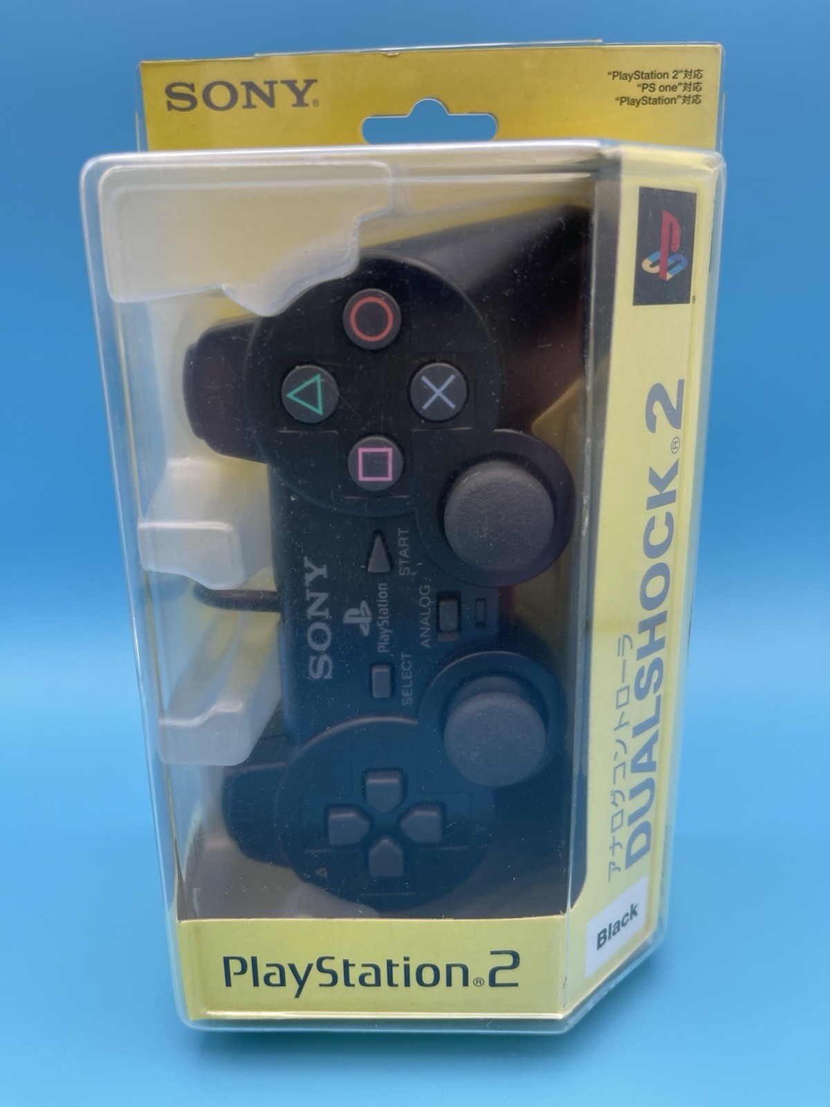 OPEN BOX / UNUSED Sony PS2 PlayStation DualShock 2- Black – NICE!
