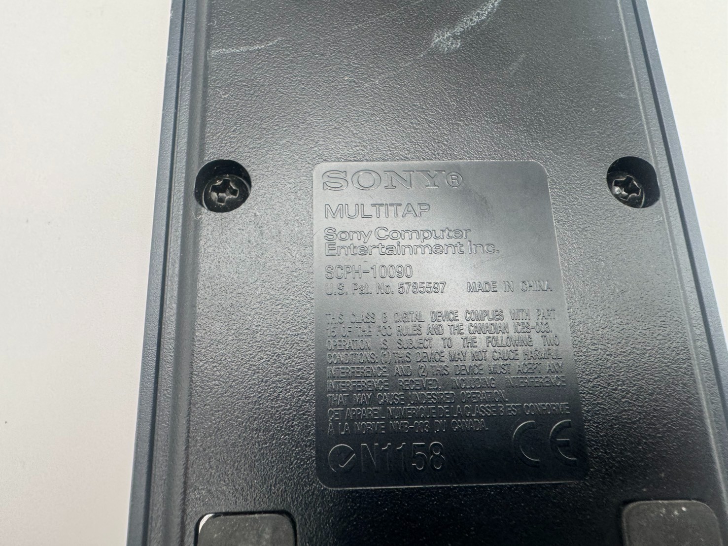 Sony PlayStation 2 Multitap SCPH-10090 4 Player Adapter Tested Japan