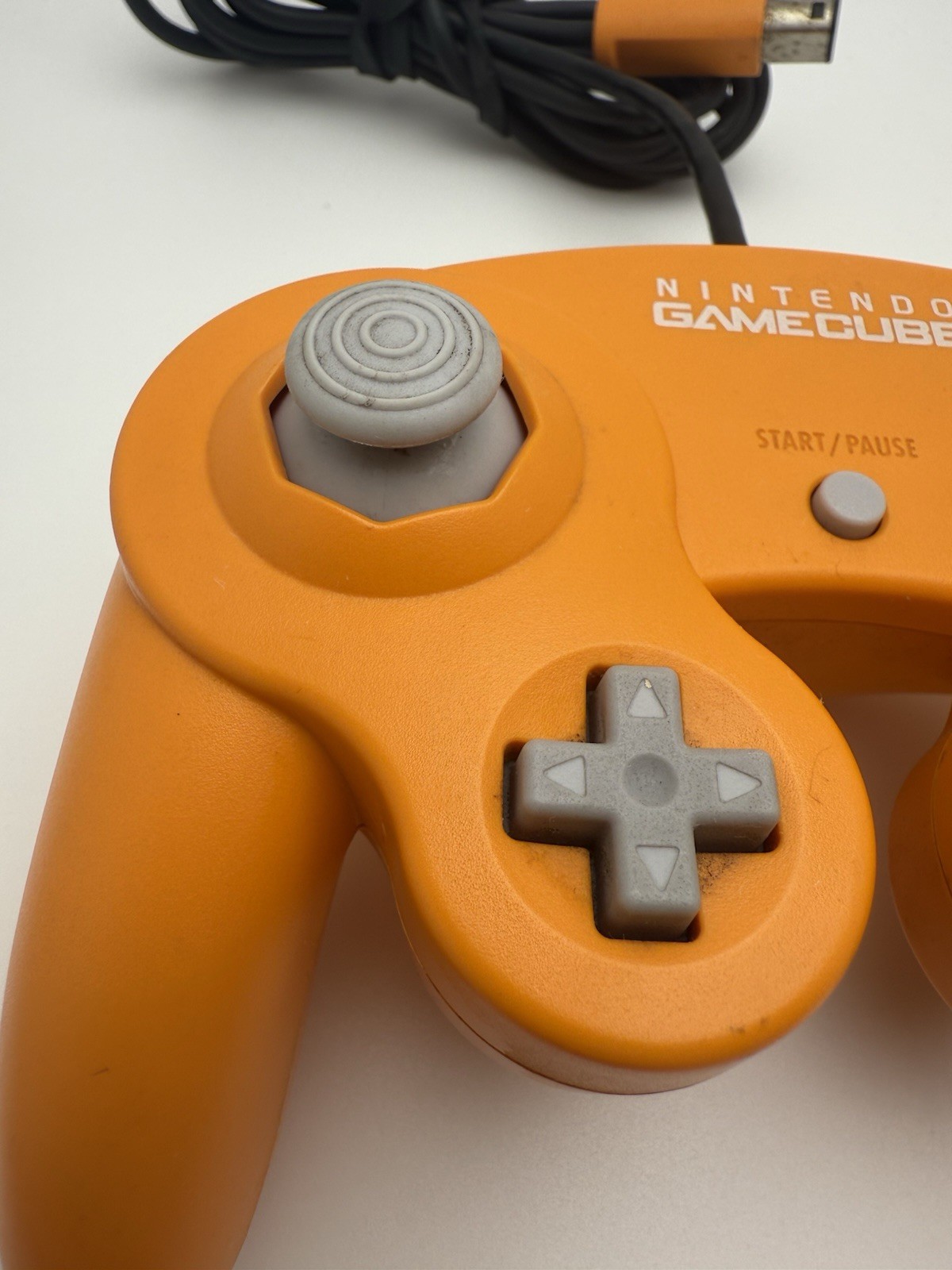 Official Nintendo GameCube Controller OEM DOL-003 Spice Orange US Seller Tested