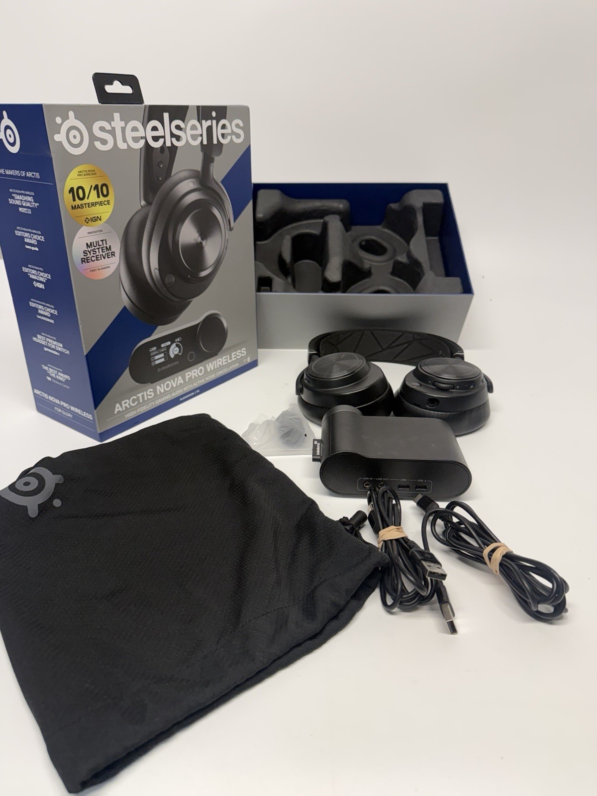 SteelSeries Arctis Nova Pro Wireless Gaming Headset for PlayStation & PC 61522