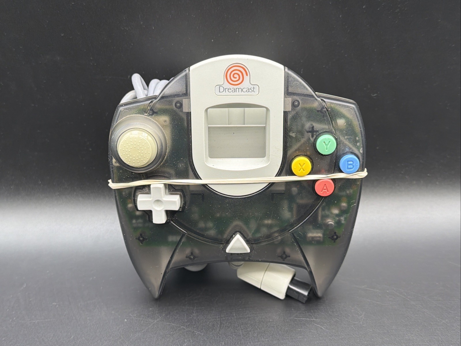*Original* Sega DREAMCAST Controller (Clear Black)HKT-7700 OEM Translucent Smoke