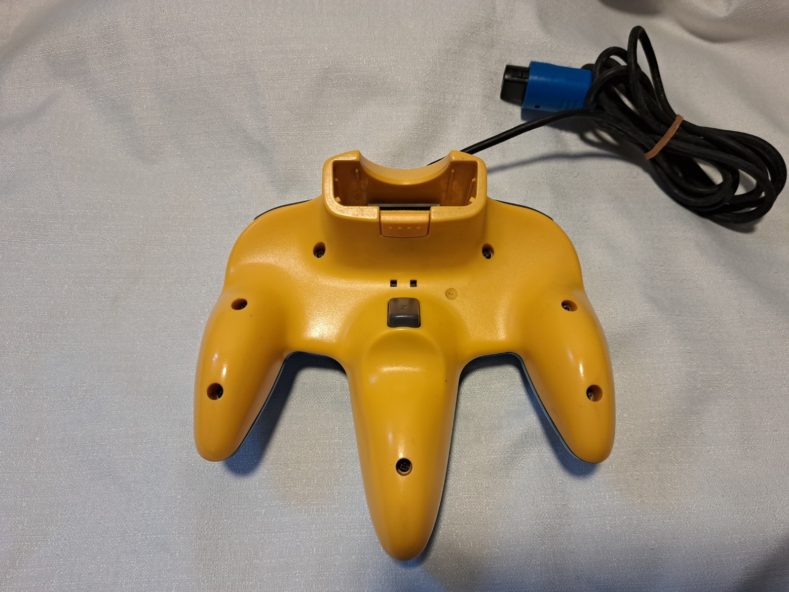 Nintendo 64 Controller Pikachu Pokemon N64 Blue Yellow NUS-005 Tested Stick 8/10
